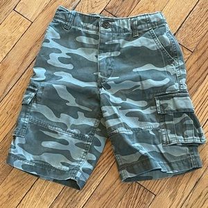 Carter’s Camouflage Adjustable Waist Cargo Shorts, Size 6